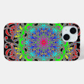 Joyous Spectra Glyph Case-Mate iPhone Hülle (Rückseite (Horizontal))