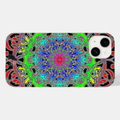 Joyous Spectra Glyph Case-Mate iPhone Hülle (Rückseite (Horizontal))