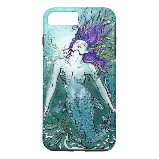 Joyous Splash Mermaid Case-Mate iPhone Hülle (Rückseite)
