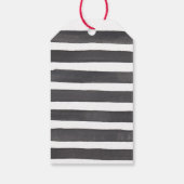 Joyous Stripes Holiday-Geschenketiketten Geschenkanhänger (Rückseite)