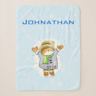 Joyous Winter Cat Sherpadecke