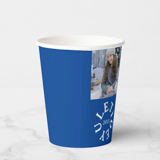 Joyous Yuletide 2 Photo Pappbecher (Rechts)