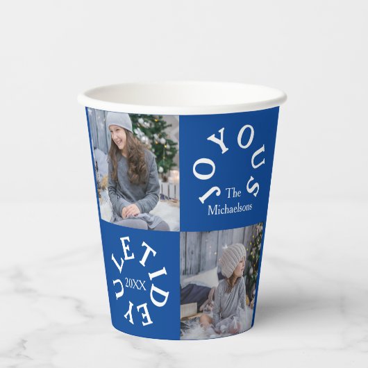 Joyous Yuletide 2 Photo Pappbecher (Vorderseite)