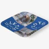 Joyous Yuletide 2 Photo Pappteller (Gewinkelt)