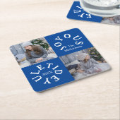 Joyous Yuletide 2 Photo Rechteckiger Pappuntersetzer (angewinkelt)