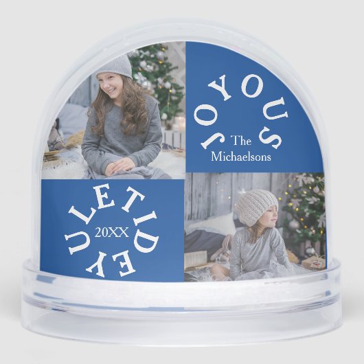 Joyous Yuletide 2 Photo Schneekugeln (Vorderseite)