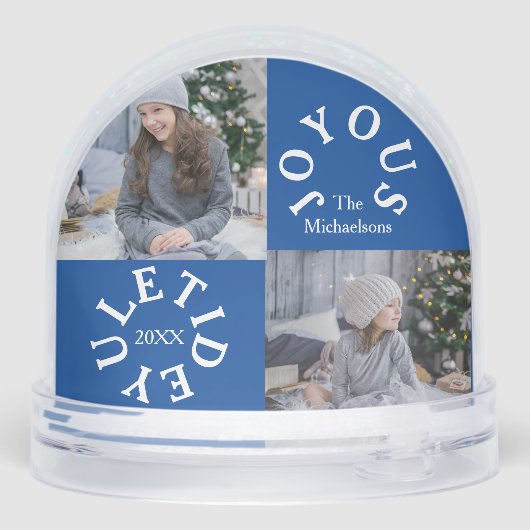 Joyous Yuletide 2 Photo Schneekugeln (Rückseite)