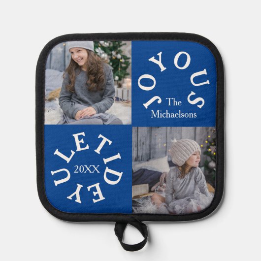 Joyous Yuletide 2 Photo Topflappen (Vorderseite)