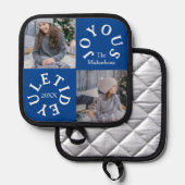 Joyous Yuletide 2 Photo Topflappen (Vorderseite/Rückseite)