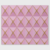 Joyoux Noel Pink Wrapping Paper Geschenkpapier (Flach)