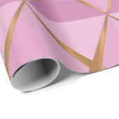 Joyoux Noel Pink Wrapping Paper Geschenkpapier (Rolleneckpunkt)