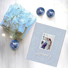 Joyoux Weihnachten Blue Spiral Notebook Notizblock