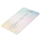 Joys Geburtsgedicht Inspiration Magnet (Linke Seite)