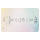 Joys Geburtsgedicht Inspiration Magnet (Horizontal)