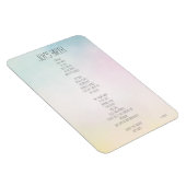 Joys Geburtsgedicht Inspiration Magnet (Rechte Seite)