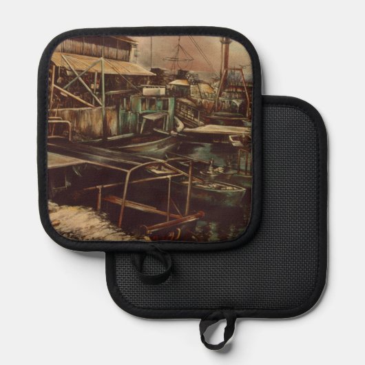 Joys of Jaffé, Israel Topflappen (Vorderseite/Rückseite)