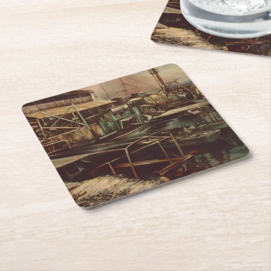 Joys of Jaffe Rechteckiger Pappuntersetzer (angewinkelt)