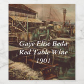 Joys of Jaffe Weinetikett (Einzelnes Label)