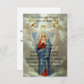 Joys of Mary Begleitkarte (Vorne/Hinten)