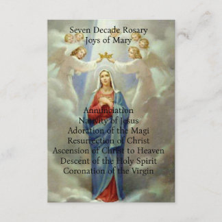 Joys of Mary Begleitkarte