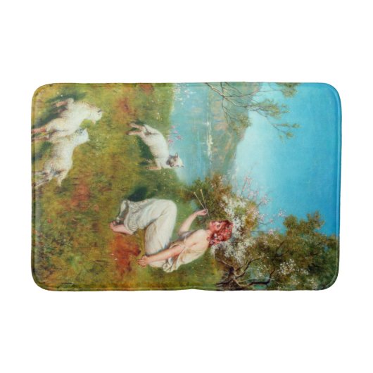 Joys of Spring (von John Collier) Badematte (Vorderseite)