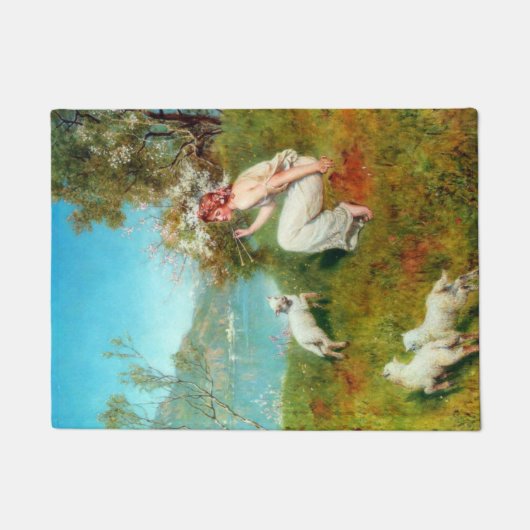 Joys of Spring (von John Collier) Fußmatte (Vorderseite)