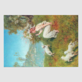 Joys of Spring (von John Collier) Seidenpapier