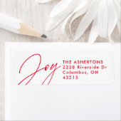 Joyscript Red Weihnachtsferien Rücksendeadresse La (Insitu)