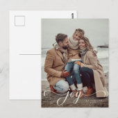 Joyscript Weihnachten/Feiertag Foto Postkarte (Vorne/Hinten)