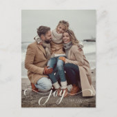Joyscript Weihnachten/Feiertag Foto Postkarte (Vorderseite)
