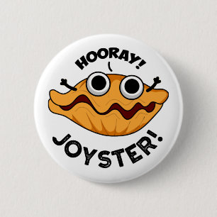 Joyster Funny Joyful Animal Oyster Pub Button