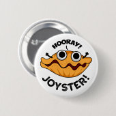 Joyster Funny Joyful Animal Oyster Pub Button (Vorne & Hinten)
