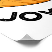 Joyster Funny Joyful Animal Oyster Pub Poster (Ecke)