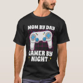 Joystick-Controller-Videospiel der Mama-Mutterscha T-Shirt (Vorderseite)