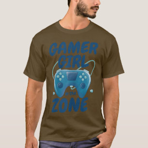Joystick Gamer Girl in der Zone Gaming Funny Video T-Shirt
