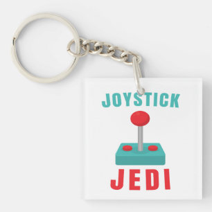 Joystick Jedi Lustiger Retro-Gamer-Vater Schlüsselanhänger