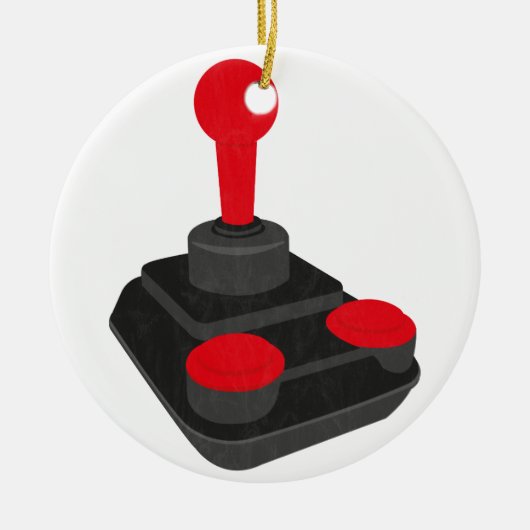 Joystick Keramik Ornament (Vorne)