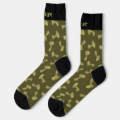 Joystick-Muster-Socken Socken (Linkes Detail)