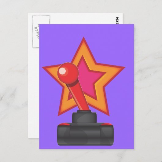 Joystick Postkarte (Vorne/Hinten)