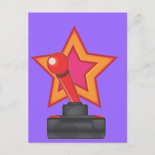 Joystick Postkarte (Vorderseite)