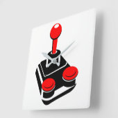 Joystick Quadratische Wanduhr (Winkel)
