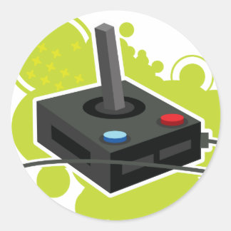 Joystick Runder Aufkleber
