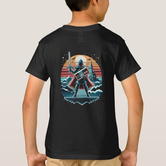 Joystick Warrior T-Shirt (Rückseite)