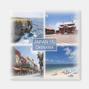 JP0015 Asien, Japan, Okinawa Island, Kühlschrank Magnet
