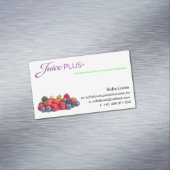 JP+ Magnet-Beeren-lila Logo (fertigen Sie) Magnetische Visitenkarte (Beispiel)