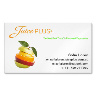 JP+ Magnet geschnittenes Frucht-orange Logo