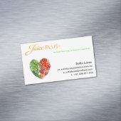 JP+ Magnet-Herz-orange Logo (fertigen Sie) Magnetische Visitenkarte (Beispiel)