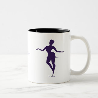 JP MAROU Tanzt die Nacht durch Coffee-Mug Zweifarbige Tasse