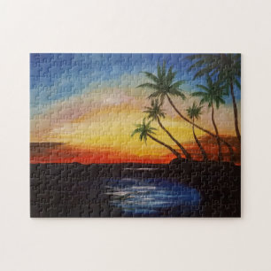 JPDenyer: Jigsaw Puzzle Beach Sunset