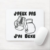 J'peux Pas J'ai Boxen - Boxen Geschenk Jersey Mousepad (Mit Mouse)
